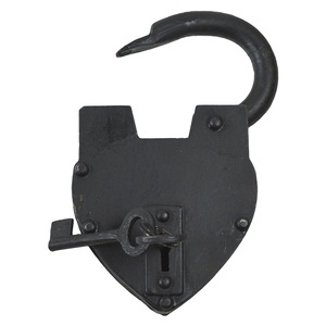 ล็อคสไตล์วินเทจพร้อมกุญแจล็อค2ปุ่มล็อคสภาพการทำงานการออกแบบที่ไม่ซ้ำกันที่ดีที่สุดล็อคโบราณกุญแจเหล็กและกุญแจ - Product Image 4