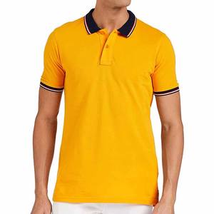 Vêtements décontractés de la vie quotidienne T-shirts POLO pour hommes T-shirt de golf polo écologique à logo imprimé personnalisé coupe musclée pour évacuer la sueur pour hommes - Product Image 1