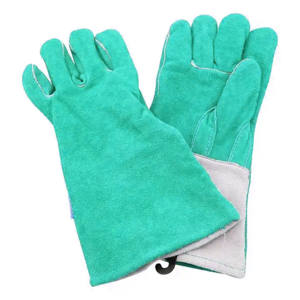 Gants de sécurité industrielle robustes de qualité supérieure confortables en cuir fendu résistant aux flammes Protection des mains de soudage renforcé - Product Image 3