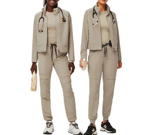 ชุดเครื่องแบบขัดสำหรับทั้งสัตว์เลี้ยง/ทันตกรรมสำหรับโรงพยาบาลพยาบาล94% ผ้าโพลีเอสเตอร์6% สแปนเด็กซ์แคนวาสสำหรับร้านเสริมสวย - Product Image 6