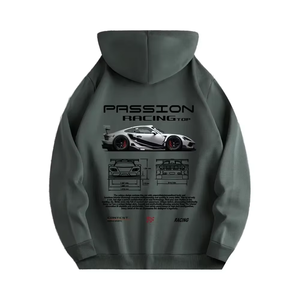 Sudaderas con Capucha Extra Grandes Unisex Personalizadas de Fábrica, 100% Algodón, Forro Polar Liso con Diseño Impreso, Bordado y 3D - Product Image 2
