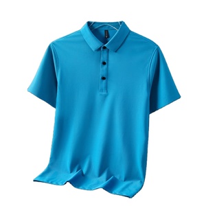 Vêtements de travail personnalisés à manches courtes pour polo avec matière en nylon à séchage rapide, motif uni, logo imprimé - T-shirt culturel - Product Image 3