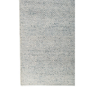 Alfombra de Lana Hecha a Mano Abrash Azul, Rectangular Grande de 9x12 para el Hogar, Pasillo y Entrada, Tejido Plano PDWL-497 - Product Image 4