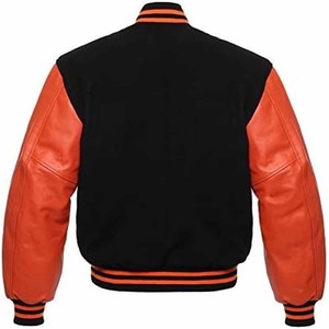 Chaqueta Universitaria de Béisbol para Hombre, con Forro de Seda, Cuello Alto, Color y Logotipo Personalizables, Éxito de Ventas en Invierno de 2025 - Product Image 6
