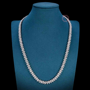 925 Sterling <b>Silver</b> Fine Gold plated D VVS Natural Moissanite Lab Grown Diamond Hip-Hop <b>Cross</b> Necklace Link Chain for <b>men</b>/Women - Product Image 3