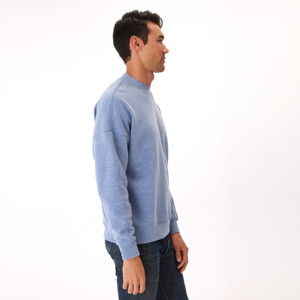 เสื้อสเวตเชิ้ตพรีเมียมสำหรับฤดูหนาว สไตล์สตรีทแวร์ผู้ชาย ทรงโอเวอร์ไซส์ ตกแต่งด้วยลายปักแบบกำหนดเอง ผ้าฝ้ายฟลีซหนานุ่ม ทรงหลวมไหล่ตก สวมใส่สบายๆ แบบลำลอง รับผลิตแบบ OEM - Product Image 3