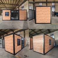 Petit studio de jardin préfabriqué modulaire de 20 pieds avec salle de bain Appartement extérieur Conteneur Pod