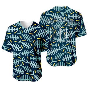 Maillot de softball et de baseball pour hommes respirant et boutonné pas cher blanc impression par sublimation vêtements d'entraînement - Product Image 5