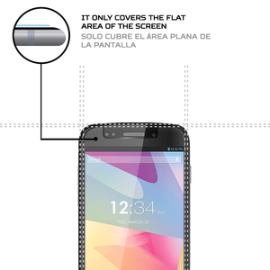 ANTISHOCK Blu Life One <b>Screen</b> <b>Protector</b> Durable and Shock-Absorbent <b>Mobile</b> Accessory - Product Image 3