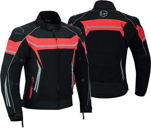 Blouson de moto de course, vêtement de sport grande taille, respirant, ignifuge, % polyester, armure de protection - Product Image 5