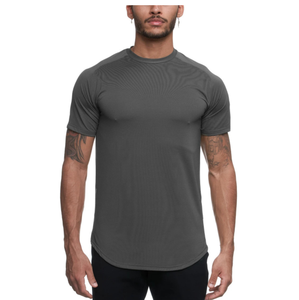 2024 Los hombres más vendidos hechos a medida de alta calidad 100% algodón Hip Hop Ecológico 220g Camisetas de manga corta de longitud regular - Product Image 1