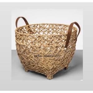Woven Rattan <b>Storage</b> Organization <b>Basket</b> Highest Quality Round Shape Brown Color Rattan <b>Storage</b> <b>Basket</b> Finest Quality <b>Basket</b> - Product Image 6