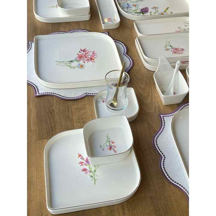 Breakfast Set Aura 64 Pieces for 6 People