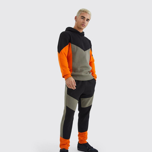 Ensemble de survêtement en coton surdimensionné de haute qualité avec logo personnalisé, pantalon de jogging et sweat à capuche pour homme - Product Image 3