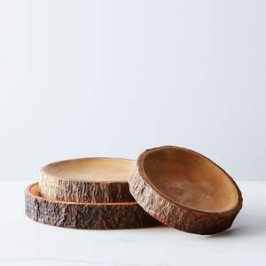 ASISTENCIA ARTESANÍA VERSÁTIL Tazón de masa de madera hecho a mano para frutas o ensaladas Tazón de granja rústico vintage de alta calidad - Product Image 1