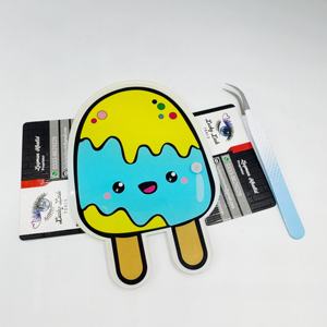 Durable nouveau acrylique personnalisé crème glacée cils tuiles-extension de cils pince à épiler marque privée aimant ajustement palette personnalisé cils tuiles - Product Image 6