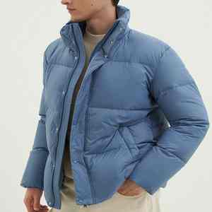 แจ็กเก็ตปลาปักเป้าสำหรับผู้ชายเสื้อโค้ทบุนวมสำหรับใส่สบาย - Product Image 5