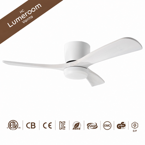Ventilateur de plafond encastré avec lumière, ventilateur de plafond moderne de 42 pouces pour chambre à coucher avec moteur DC silencieux et télécommande - Product Image 6
