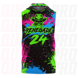 เสื้อฟุตบอลธง 7 ต่อ 7 แบบมีฮู้ด กลับด้านได้ แบบรัดรูป ระบายอากาศได้ดี ประสิทธิภาพสูง ผลิตตามสั่ง - Product Image 5