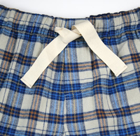 Pantalones Cortos sin Mangas Unisex al por Mayor, Pantalones de Dormir Sexys de Franela, 100% Algodón Suave