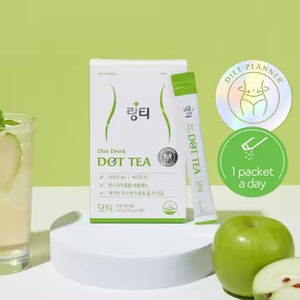 Lingtea dot ชาเขียวรสแอปเปิ้ลชาพร้อมสารสกัดจากแอปเปิ้ลแพ็ค X14 10กรัมอายุการเก็บรักษา2ปีผลิตในเกาหลี - Product Image 5