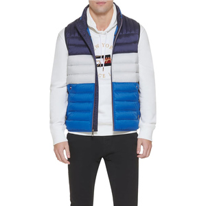 Chaleco de lana de invierno para hombre, chaleco acolchado de algodón personalizado, chaleco sin mangas con cierre de cremallera a prueba de viento - Product Image 2