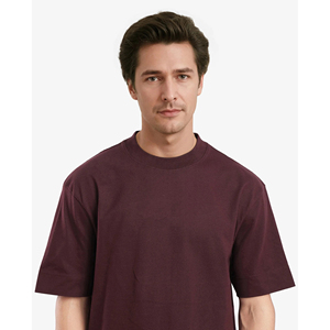 Camiseta Premium para Hombre, Corte Cuadrado, Oversize, Algodón, Hombros Caídos, Tejido Frontal de Punto, Estilo Urbano Informal, OEM, Marca Privada - Product Image 6