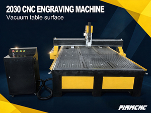 เครื่องเราเตอร์ CNC รุ่น Heavy Duty 2030 2040 พร้อมโต๊ะสุญญากาศ สำหรับงานไม้ขนาดใหญ่ ตัดและแกะสลักไม้ MDF อะคริลิก - Product Image 5