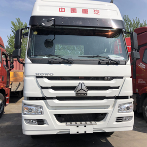 Camion tracteur d'occasion Sinotruk Euro2 Diesel 6X4 à direction à gauche HOWO 10 roues avec capacité de charge de 21-30T, 371 ch, caméra arrière 360° - Product Image 1