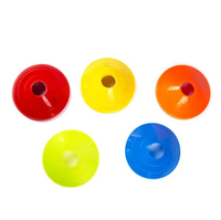 Conos de Entrenamiento de Hockey al por Mayor, Juego de Conos de Plástico Flexibles y Duraderos de Alta Calidad, con Logotipo Personalizado del Equipo, para Jugadores Adultos