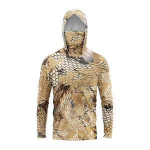 Sweat à capuche de pêche à séchage rapide et à manches longues pour hommes, design personnalisé, polyester, protection UV UPF 50, vêtements de pêche, sublimation imperméable - Product Image 1