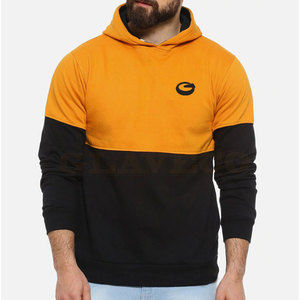 Sudaderas con capucha informales personalizadas para hombre al por mayor, estampado de invierno transpirable en el último diseño de tela, de color sólido cuello con capucha, teñido liso - Product Image 1