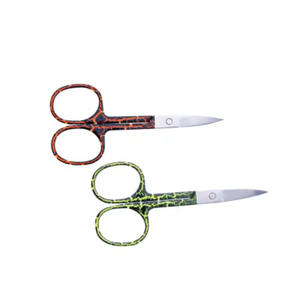 Tijeras de manicura de alta calidad para bebés, tijeras cosméticas de acero inoxidable para cutículas de uñas y cejas con mango de acero - Product Image 6