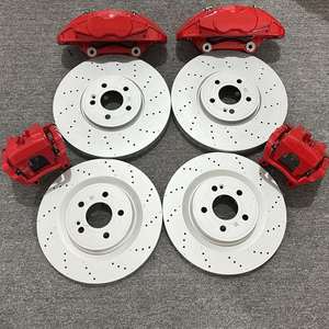 Pinzas de Freno A45 Delanteras de 4 Pistones, Kit AMG y Traseras Individuales para W177/w176/ Mercedes-Benz CLA/GLA/GLB con Ruedas de 350mm/330mm de 18 Pulgadas - Product Image 1