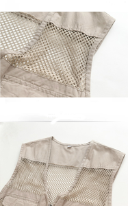 Chaleco de Trabajo de Alta Visibilidad Transpirable para Hombre, Fabricante OEM de Pakistán, Características de Seguridad Reflectantes, Múltiples Bolsillos, Sin Mangas - Product Image 4