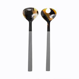 Accesorios Hechos a Mano, Juego de Servidores de Ensalada de Acacia, Ecológicos, Aptos para Lavavajillas, Utensilios para Ensalada, Cocina, Hechos en India - Product Image 3