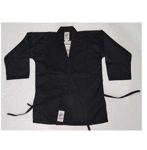 Usine directe léger poids moyen coton karaté uniforme noir blanc pantalon ceinture qualité OEM Service pour Arts martiaux porter - Product Image 1