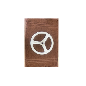 CNC ล้อมือแบบสามก้านหมุนเครื่องจักรแบบเข็มเจาะรูสีดำเรียบ - Product Image 1