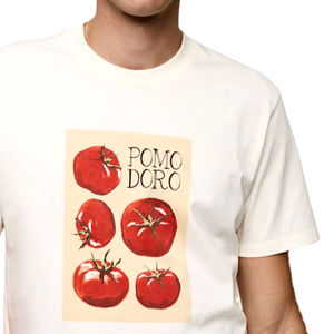 Men's 100% Cotton T-Shirt Regular Fit Short Sleeve Custom <b>3D</b> Screen Logo <b>Printed</b> Digital Yarn Dyeing Puff Design Knitted Fabric - Product Image 1