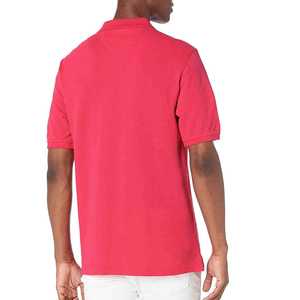 Chemise de golf pour homme en coton pur tricoté respirant imprimé, grande taille, manches courtes, logo personnalisé, haute qualité, 280 g/m², décontractée - Product Image 5