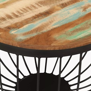 Table cylindrique ronde élégante en or conçue pour les chambres à coucher et les coins décoratifs avec un attrait intemporel - Product Image 5