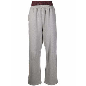 Pantalons de survêtement style baggy à jambe droite personnalisés, pantalons de survêtement 100% coton, pantalons de survêtement jogger avec logo imprimé pour hommes - Product Image 3