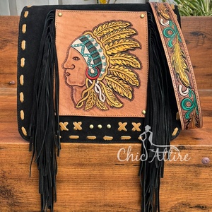 Vente chaude Portable usiné à la main en cuir suédé dissimulé transporter sac à bandoulière en cuir véritable grand concepteur épaule femmes sac - Product Image 1