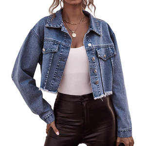 Dernier modèle de veste en jean d'hiver de haute qualité pour femmes veste en jean respirante et légère pour femmes - Product Image 1