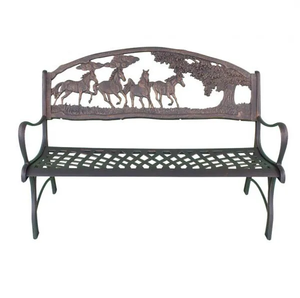 Banc traditionnel en fonte en fer forgé jardin extérieur finition classique banc de vente chaude Patio Antique extérieur - Product Image 4