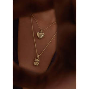 Colgante de Oro 'Cerca de mi Corazón', Dijes y Colgantes Finos - Product Image 4