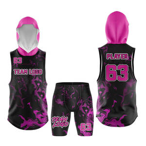 Ensembles d'uniformes de football 7 sur 7 personnalisés de haute qualité Compression sublimée respirante sans manches 100% polyester en gros - Product Image 3