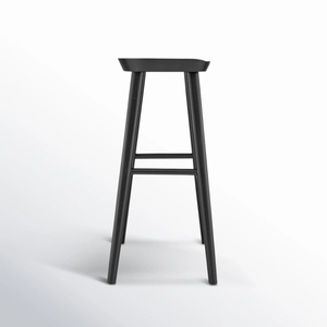 Hiện Đại Rắn Tro Gỗ Thanh Phân Bắc Âu Backless Yên Chỗ Ngồi Truy Cập Nhà Bếp Đảo Nhà Hàng Khách Sạn Bar Đồ Nội Thất Bền - Product Image 4