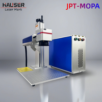 Machine de marquage et de gravure au laser à fibre HAUSER pour bureau - Haute précision 0,01 mm, découpe de métal CNC, AI/DWG, haute productivité, usine
