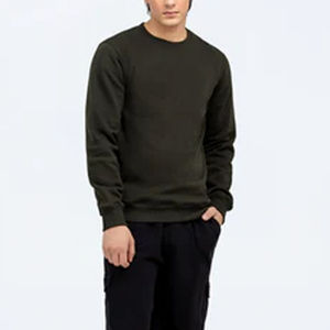 Sudaderas Personalizadas de Invierno para Hombre, Suaves, de Alta Calidad, con Logotipo Personalizado, Casuales, Ligeras, Cuello Redondo, 100% Algodón, Felpa Ecológica - Product Image 4